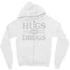 hugs and drugs Zipper Hoodie