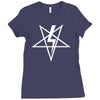 anton szandor lavey sigil Ladies Fitted T-Shirt