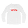 man flu survivor Long Sleeve Shirts