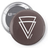 summer men casual triangle Pin-back button