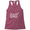 dad of 3 Racerback Tank