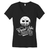 crystal lake consuelor Women's V-Neck T-Shirt