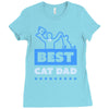 proud cat dad Ladies Fitted T-Shirt