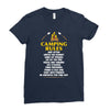 Camping Rules Ladies Fitted T-Shirt