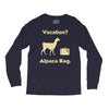 vacation, alpaca bag Long Sleeve Shirts