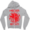 mother of cat new Zipper Hoodie
