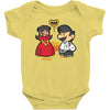 paper burgers Baby Onesie