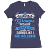 they call me gramps partner in crime Ladies Fitted T-Shirt