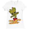 get into the groot! Ladies Fitted T-Shirt