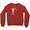 blackbeard's flag pirate edward teach Crewneck Sweatshirt