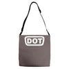 2x dot sticker vinyl decal d.o Adjustable Strap Totes