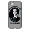 on wednesdays we wear black iPhone 8 Case