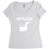 netflexin Women's Triblend Scoop T-shirt