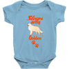 Sleeps With Golden Baby Onesie