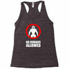 no humans allowed district 9 Racerback Tank