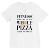 fitness  more like fitness whole pizza inside my mouth V-Neck Tee