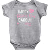 Happy Fathers Day Daddy Baby Bodysuit