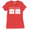 police box for who Ladies Fitted T-Shirt