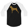 leopard pattern 3/4 Sleeve Shirt