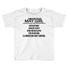 Smartass May Girl Toddler T-shirt
