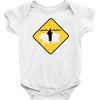 bear shark Baby Bodysuit