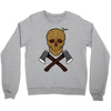 skull wood Crewneck Sweatshirt