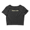 virginity is curable tee Crop Top