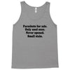 funny t shirt parachute for sale only used once never opened small sta Tank Top