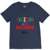 legends are born may V-Neck Tee