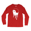 yang and yin dripping chinese symbol fashion geek samurai Long Sleeve Shirts