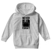 never forget floppy disk Youth Hoodie
