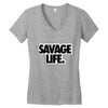 savege life Women's V-Neck T-Shirt