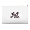 ask me about my cock rooster Accessory Pouches