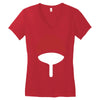 uchiha clan symbol crest   anime itachi sasuke naruto cosplay gift tee Women's V-Neck T-Shirt