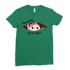 July Peeking Out Baby Girl in Spanish Ladies Fitted T-Shirt
