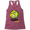 pro tennis ball Racerback Tank