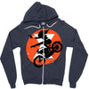 black attack Zipper Hoodie