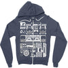 radios Zipper Hoodie