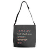 I miss you my heart is empaty wİthout you Adjustable Strap Totes