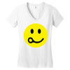 skydiving face Women's V-Neck T-Shirt