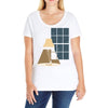leg lamp Ladies Curvy T-Shirt