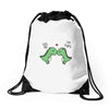 t rex problems Drawstring Bags