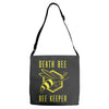 death bee bee keeper Adjustable Strap Totes