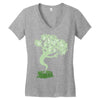 saw a ghost Women's V-Neck T-Shirt