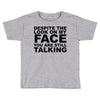 rude slogan Toddler T-shirt