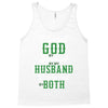 blessed god by spoiled by my husband protected by both Tank Top