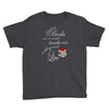 she reads books to live book lover Youth Tee