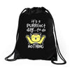 purrfect day Drawstring Bags
