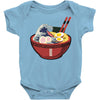 great wave ramen Baby Bodysuit