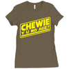 chewie y u no age Ladies Fitted T-Shirt
